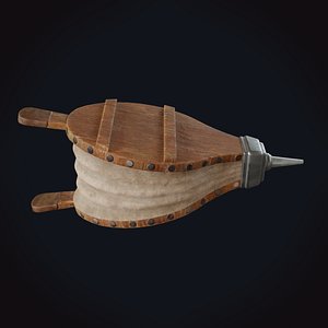 medieval bellows 3D model