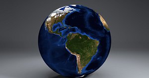 10k earth globe 3d obj