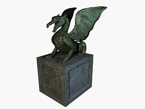 3d model ancient dragon