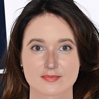 Anais Demoustier Head - No Hair - Low poly head for game
