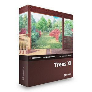 3D trees volume 100 v-ray