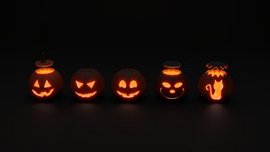 Halloween Pumpkin 3D 3D model