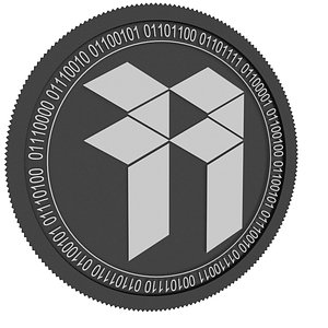 tracto black coin 3D