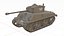 Modelo 3D do tanque Sherman M4 da Segunda Guerra Mundial com texturas PBR