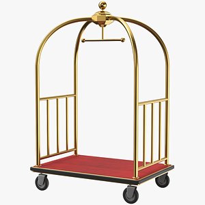 3D Hotel Cart model
