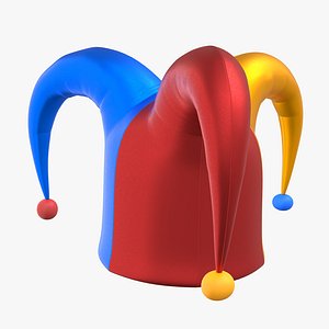 3D model jester hat