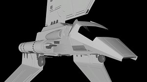 3D Star Wars Imperial Shuttle model