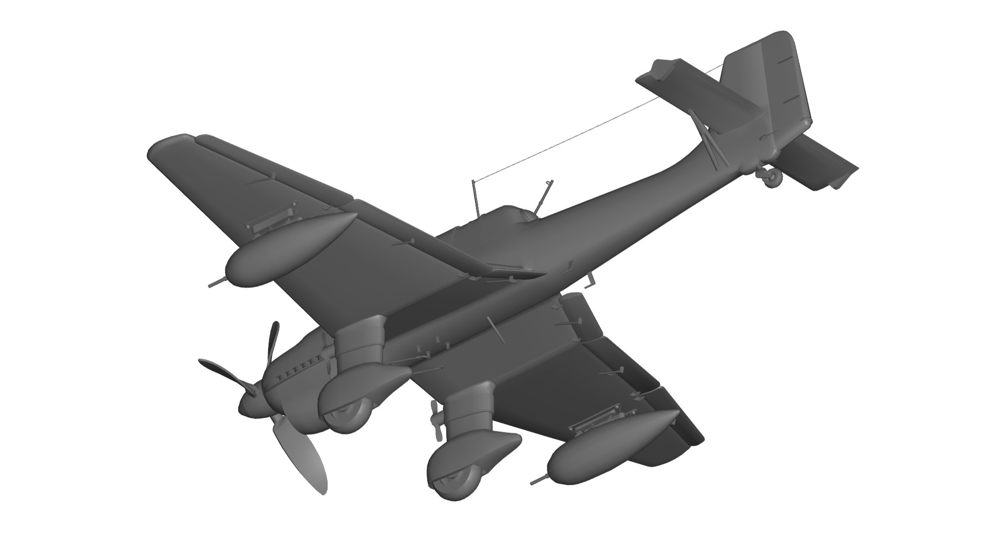 3D Model Junkers Ju 87 - TurboSquid 1987406
