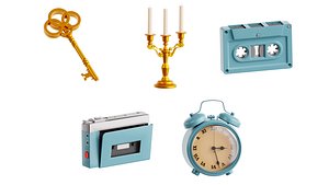 Vintage Object 3D Collection