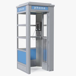 Vintage Public Telephone Booth
