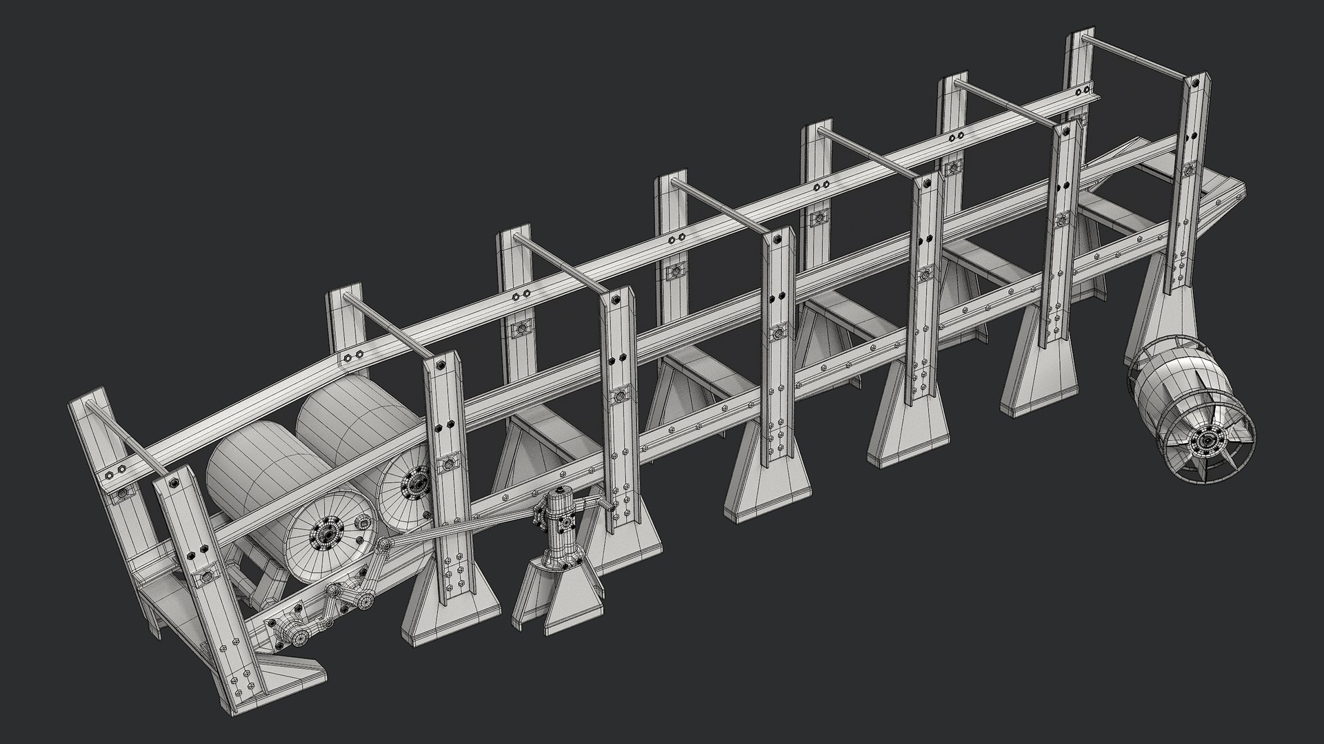 3D Depth Charge Release Tracks Model - TurboSquid 1920389