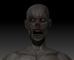 3d model zombie