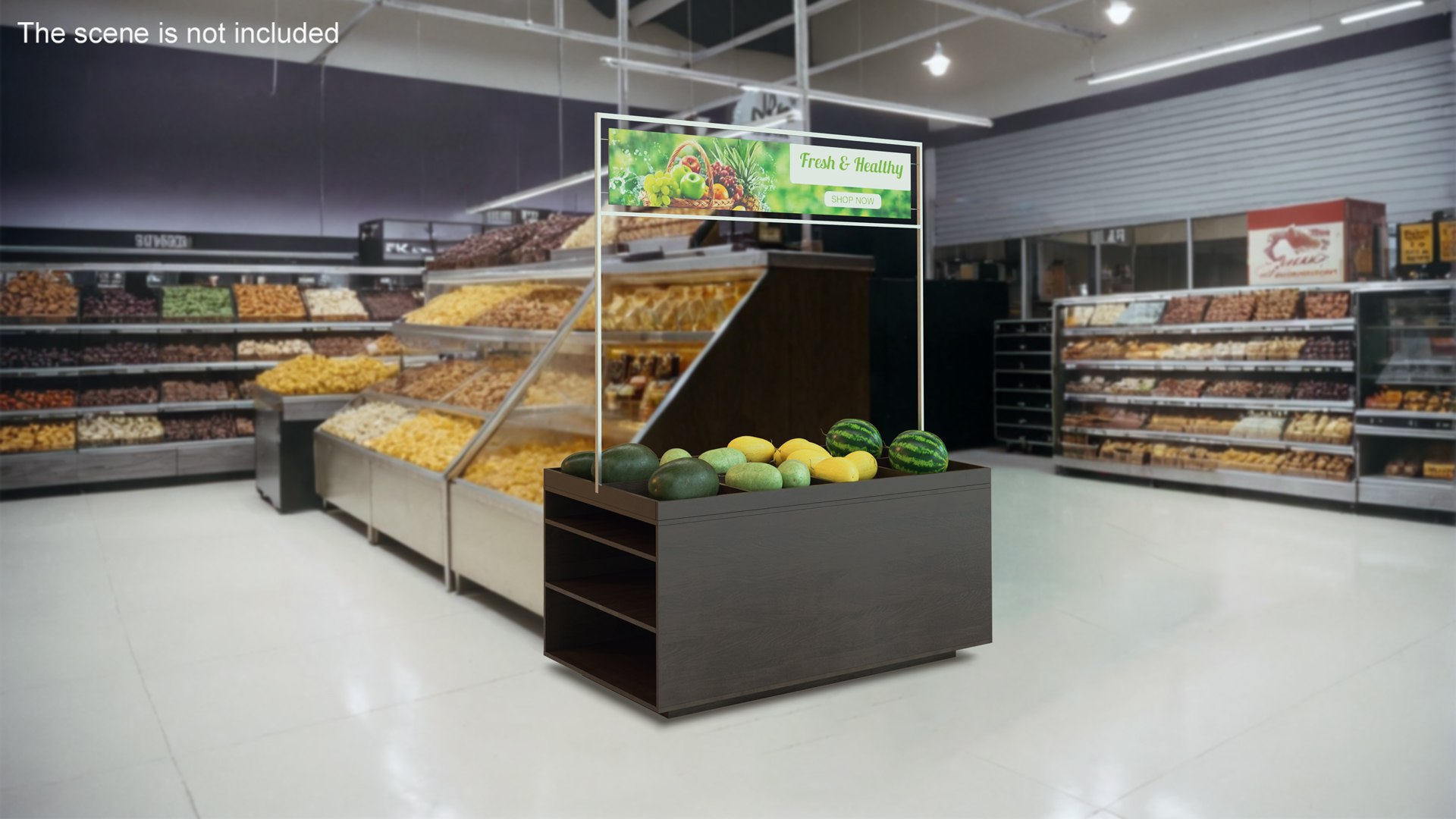 Counter With Variety Of Fruits 3D Model - TurboSquid 2304644