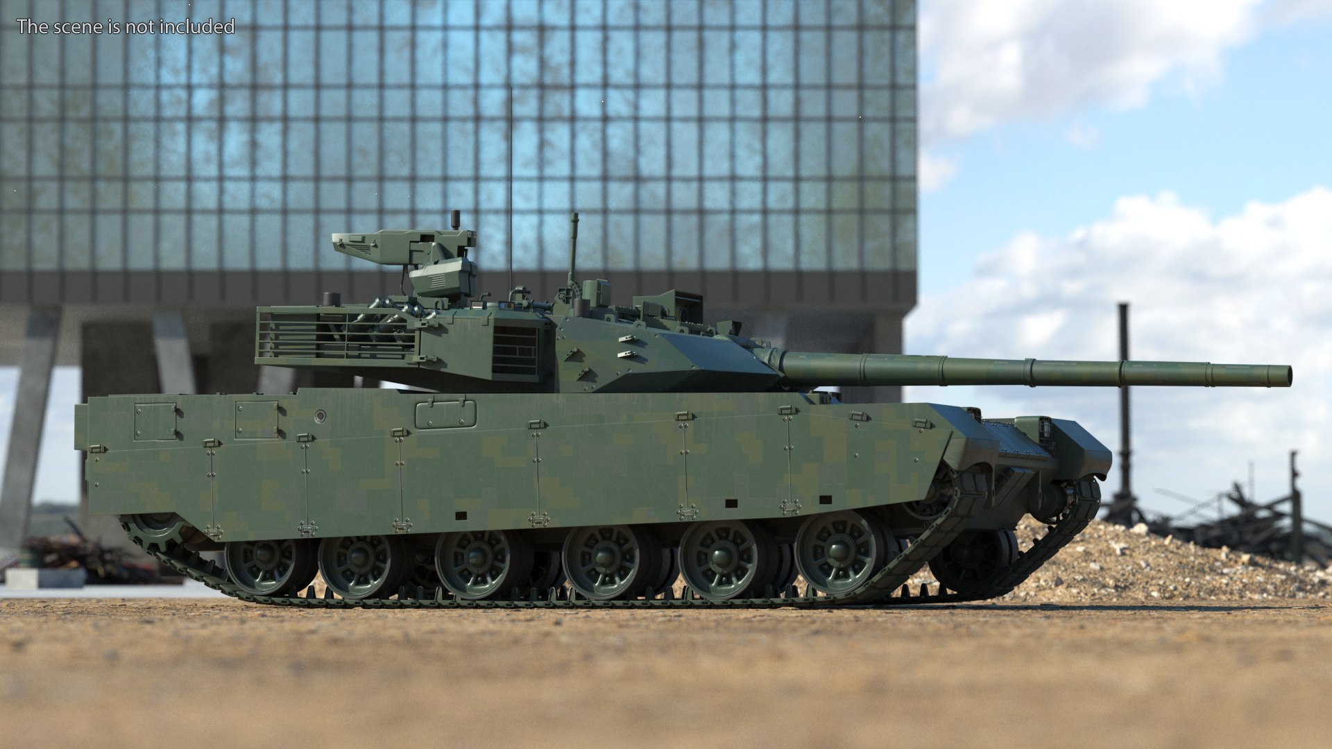 3D Chinese Tank For Forest Battlefield Rigged For Maya Model ...