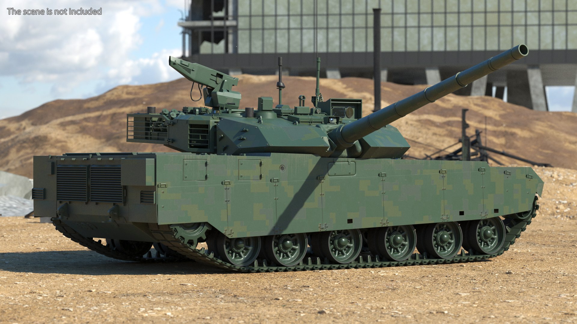 3D Chinese Tank For Forest Battlefield Rigged For Maya Model ...