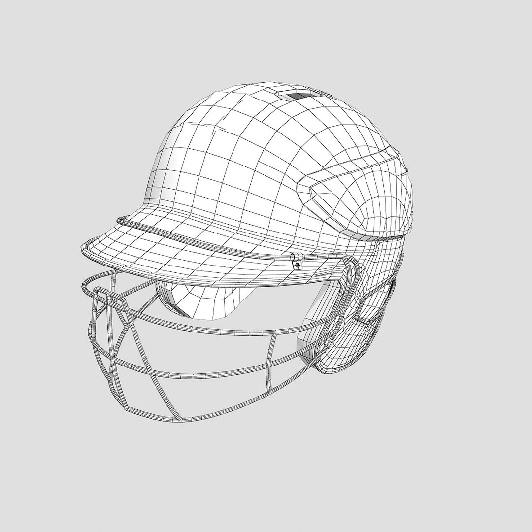 baseball batting helmet mask 3ds