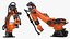 Ultra Robot Arm KUKA KR FORTEC Rigged for Cinema 4D