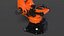 Ultra Robot Arm KUKA KR FORTEC Rigged for Cinema 4D