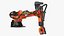 Ultra Robot Arm KUKA KR FORTEC Rigged for Cinema 4D