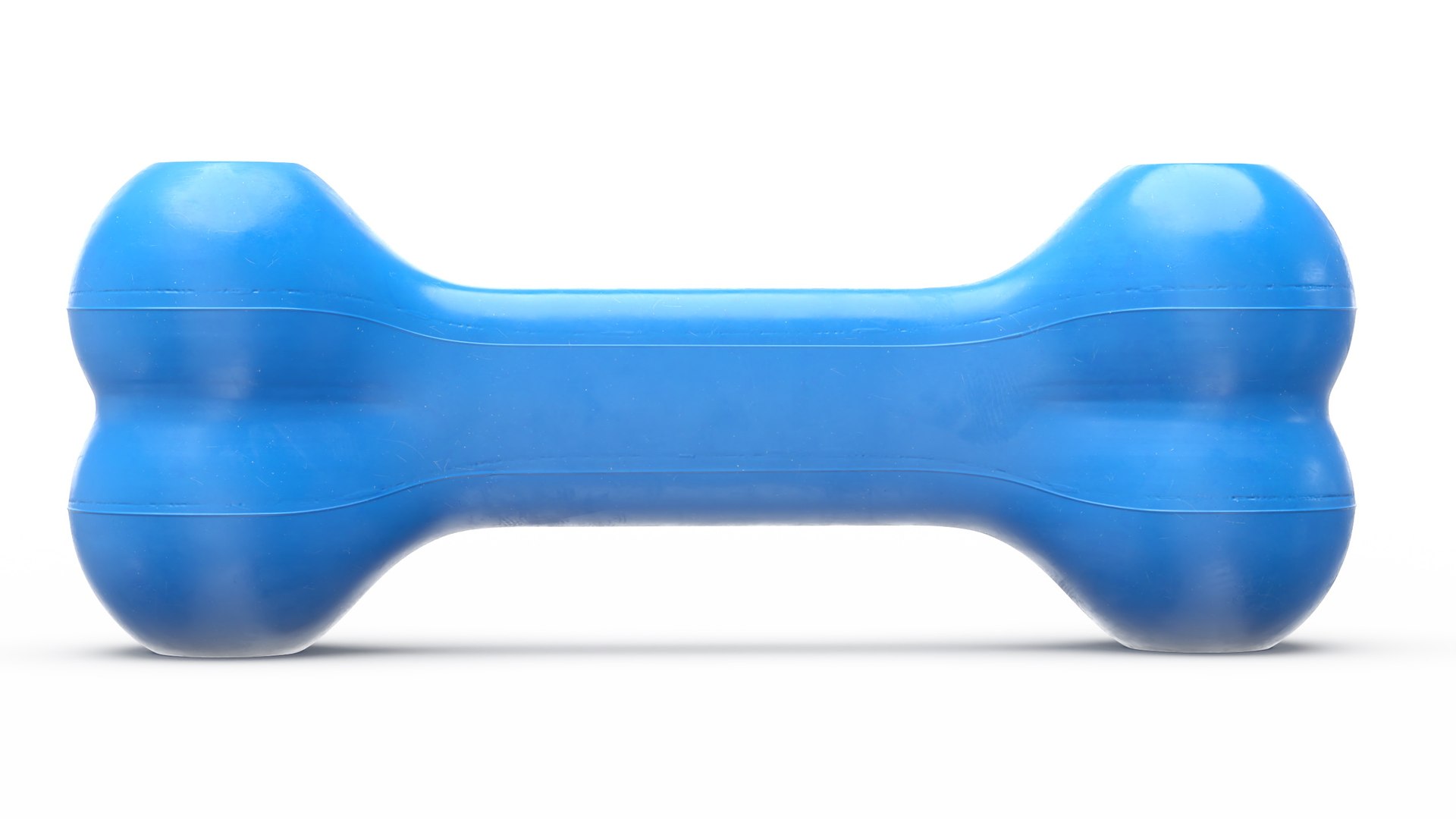 Small Rubber Chew Bone Toy 3D model preview