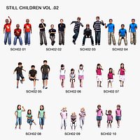 3D People Still Children Vol 02