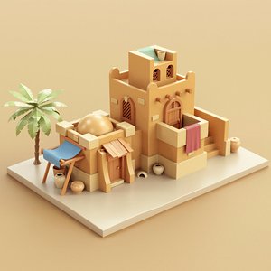 Arab House Maya Models for Download | TurboSquid