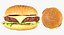 Cheeseburger and Box 3D Models