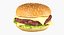 Cheeseburger and Box 3D Models