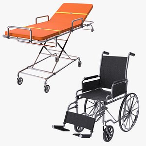 3D Stretcher and Wheelchair