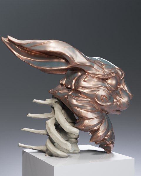 3D Rabbit Skec