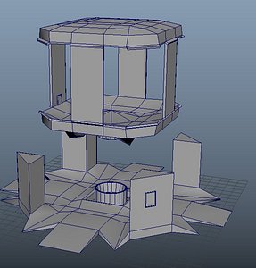 3D watch tower