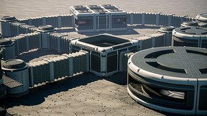 3D Modular Habitat Level model