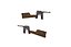 Weapons Models for Games Low Poly