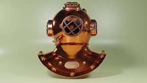 Diving helmet 3D model