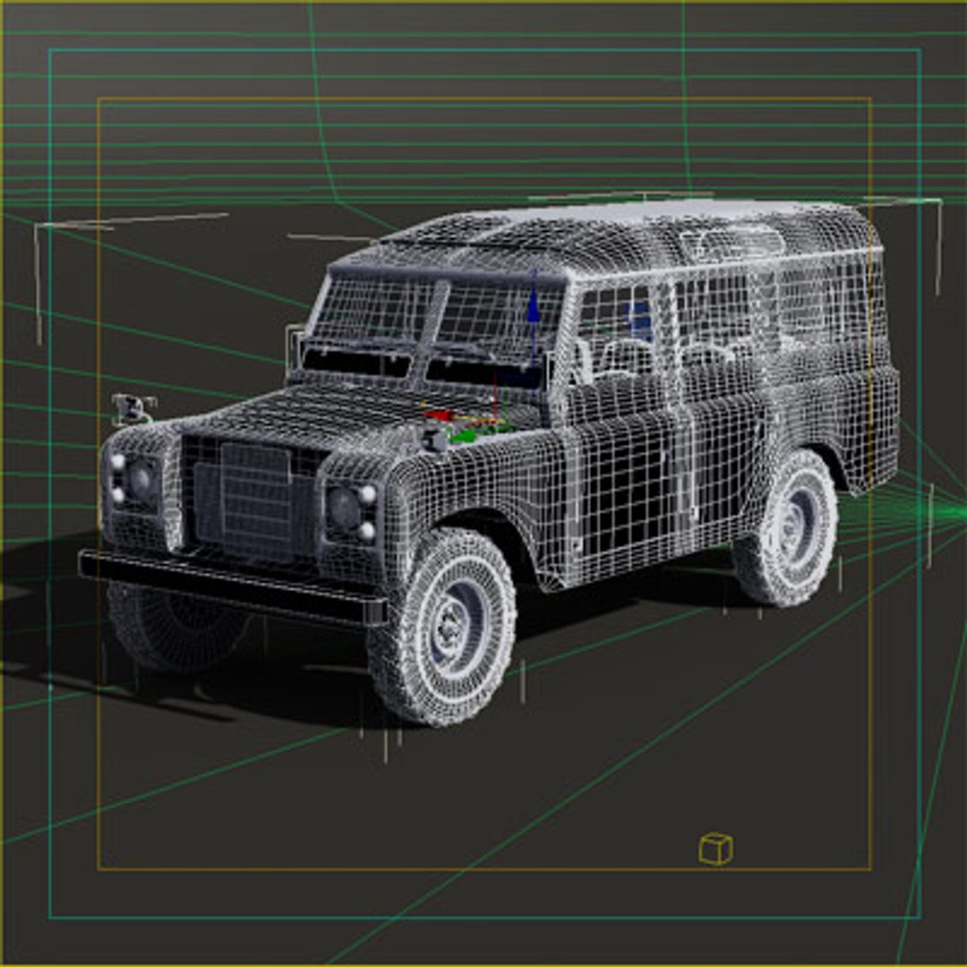 3d Model Defender 4x4 Classic