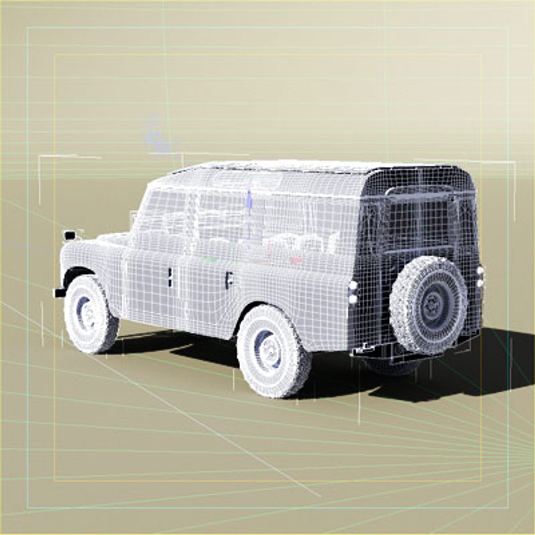 3d Model Defender 4x4 Classic