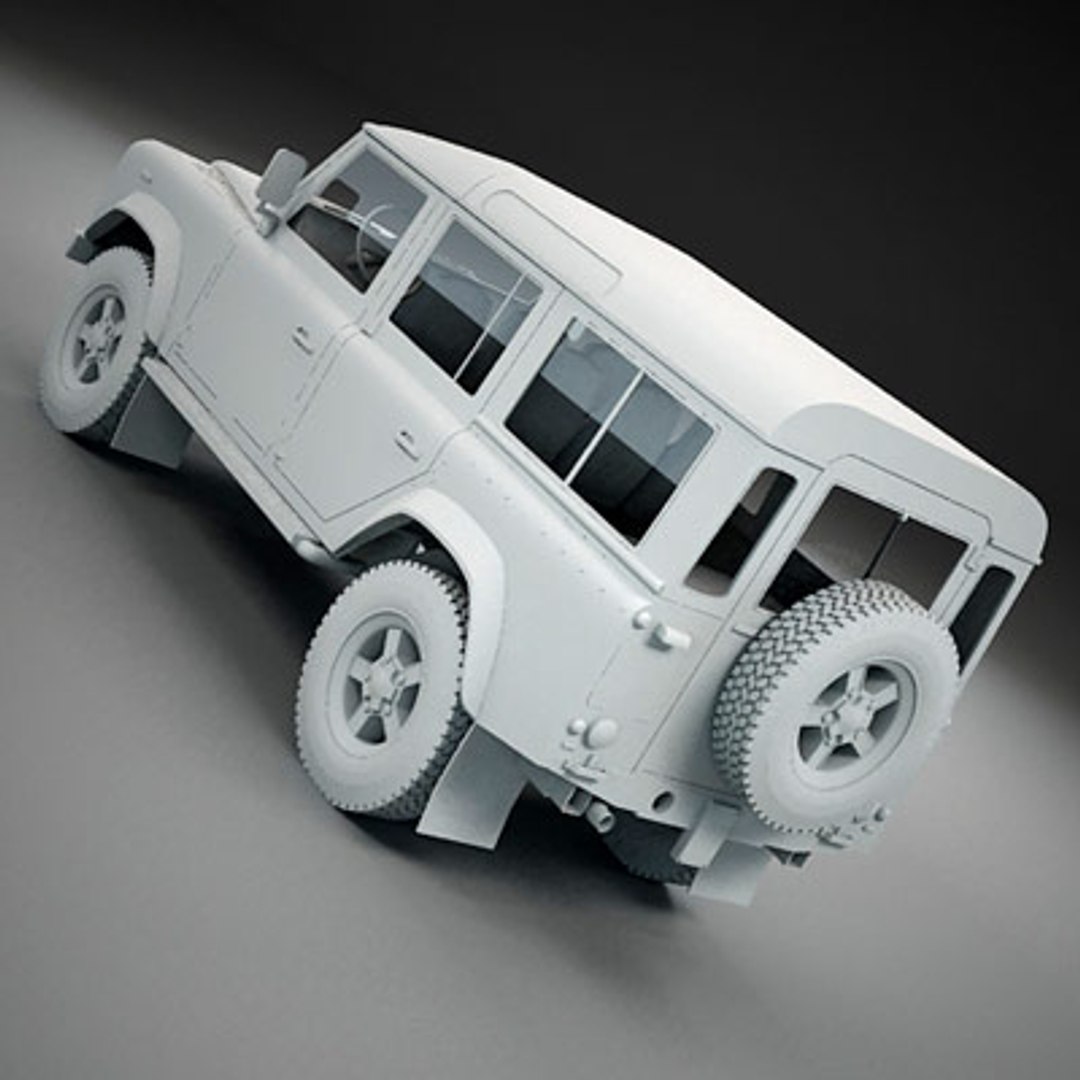3d Model Defender 4x4 Classic