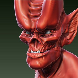 Red Demon Head