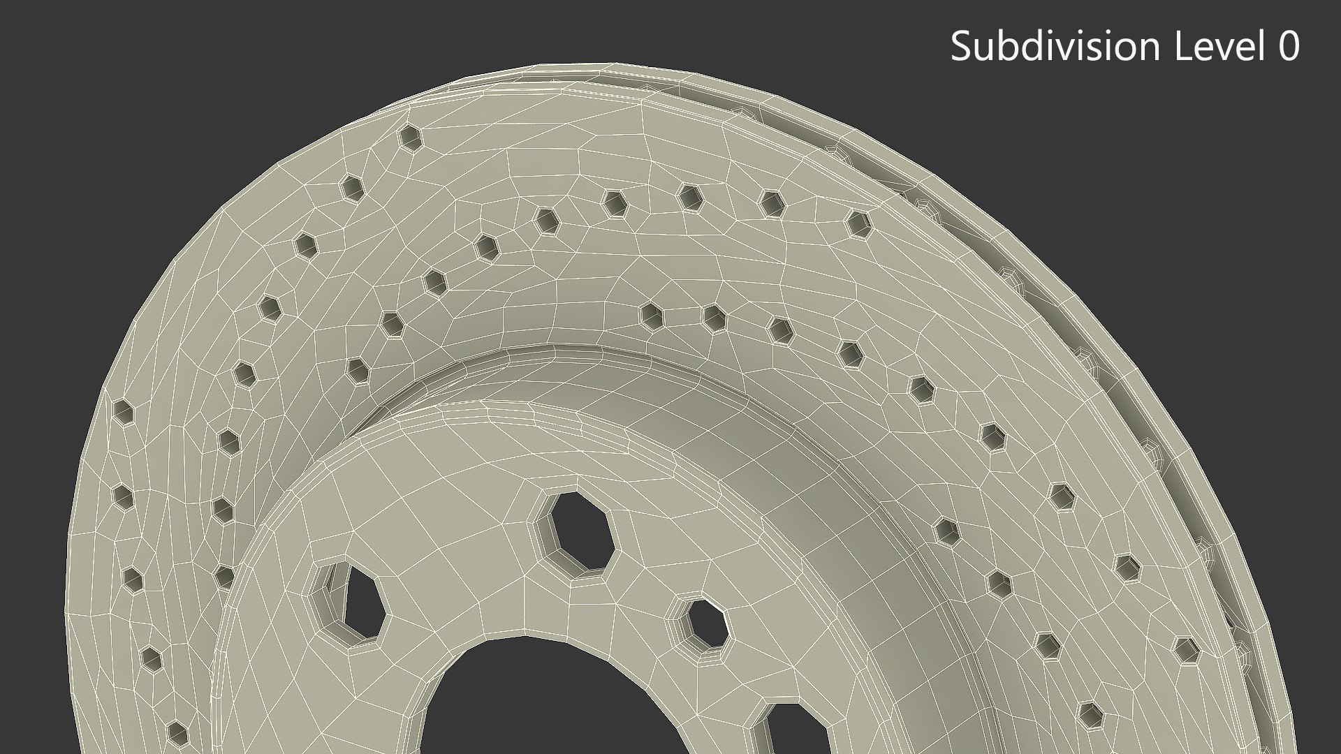 High-Performance Sport Brake Rotor 3D Model - TurboSquid 2390526