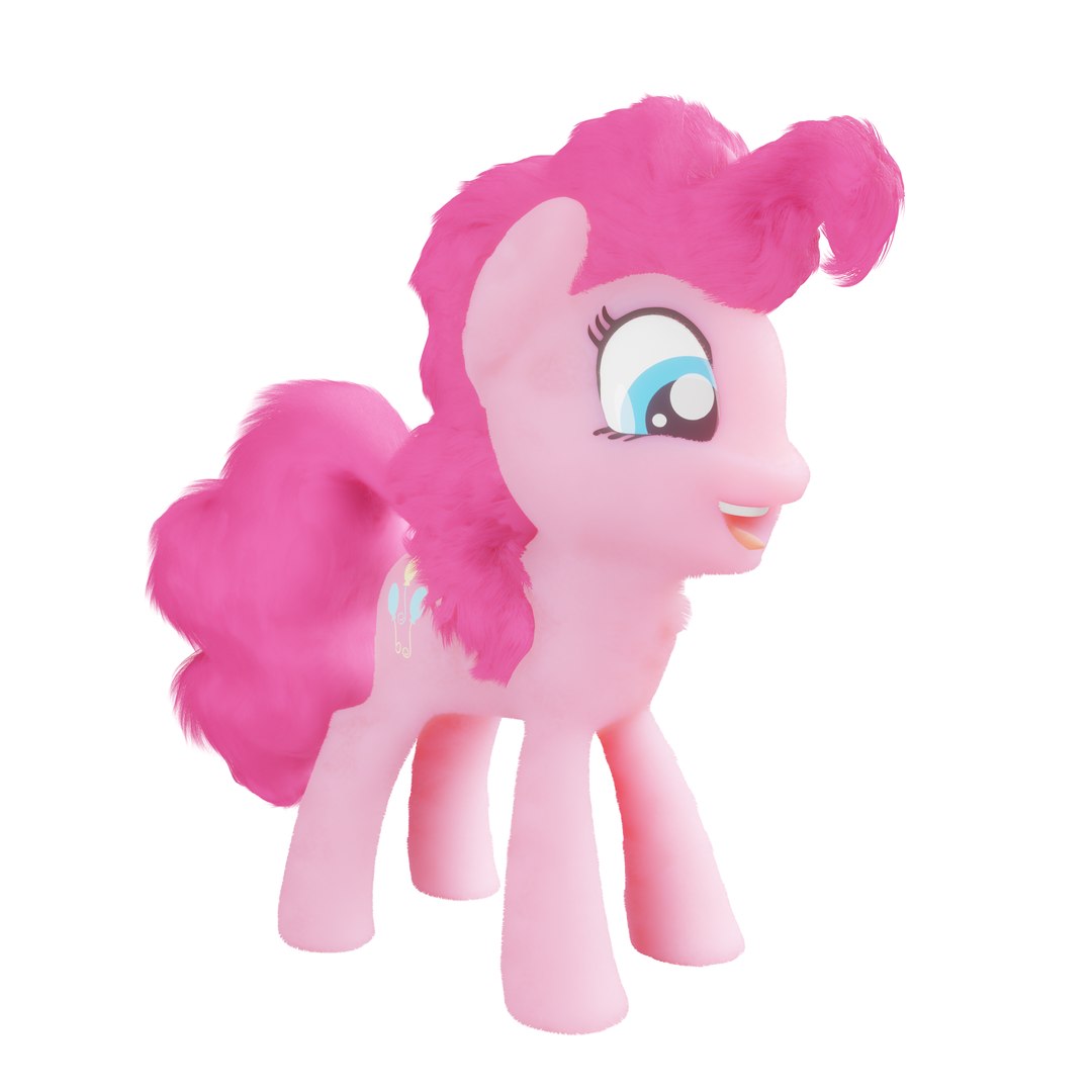 Rigged Pinkie Pie Pony Horse 3D - TurboSquid 1785569