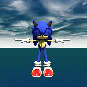 Super Sonic The Hedgehog - Download Free 3D model by HiddenMatrixYT  (@HiddenMatrixYT) [3f5b4d1]