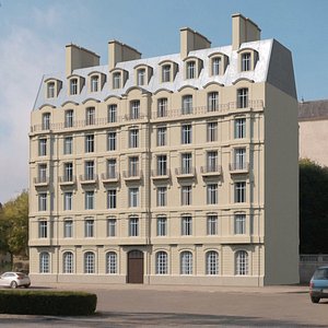 Paris Traditional Multistory Building