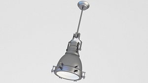 loft lamp industrial 3D model