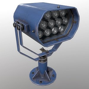 searchlight v 2 blue 3D model