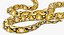 Yellow Python Snake Rigged