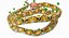 Yellow Python Snake Rigged