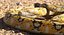 Yellow Python Snake Rigged