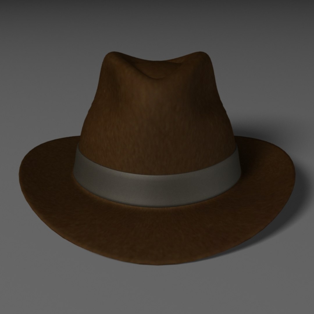 Indiana Jones Hat 3d Model