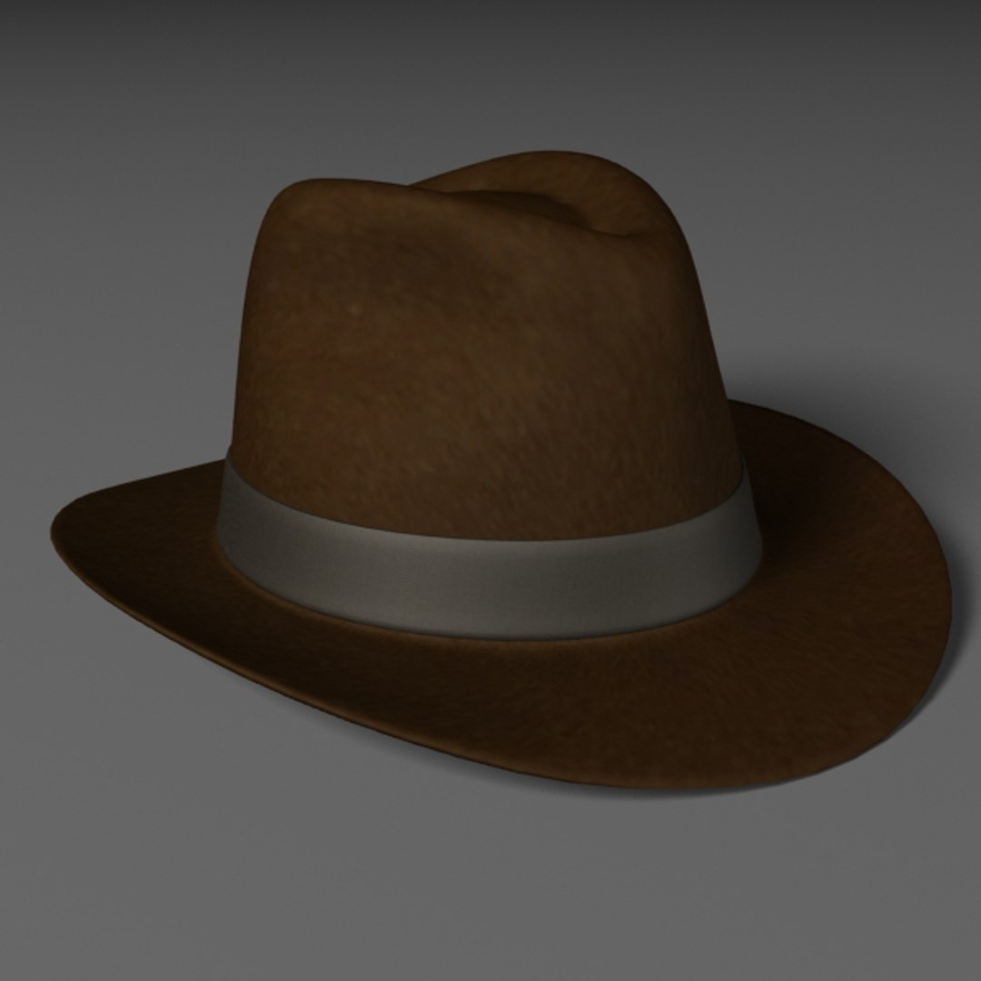 Indiana Jones Hat 3d Model