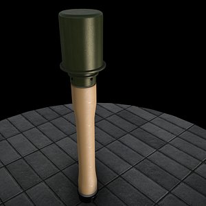 3d german grenade